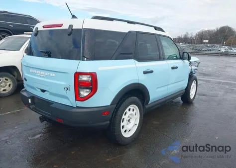 2023 Ford Bronco Sport Heritage из США, поврежденный, VIN 3FMCR9G68PRD89395